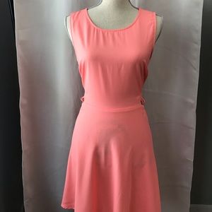 Coral party dress